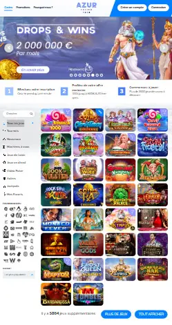 l'application et interface X7 CASINO
