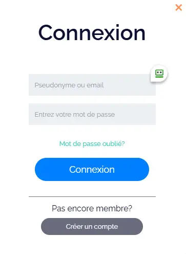 Connexion des membres de X7 Casino