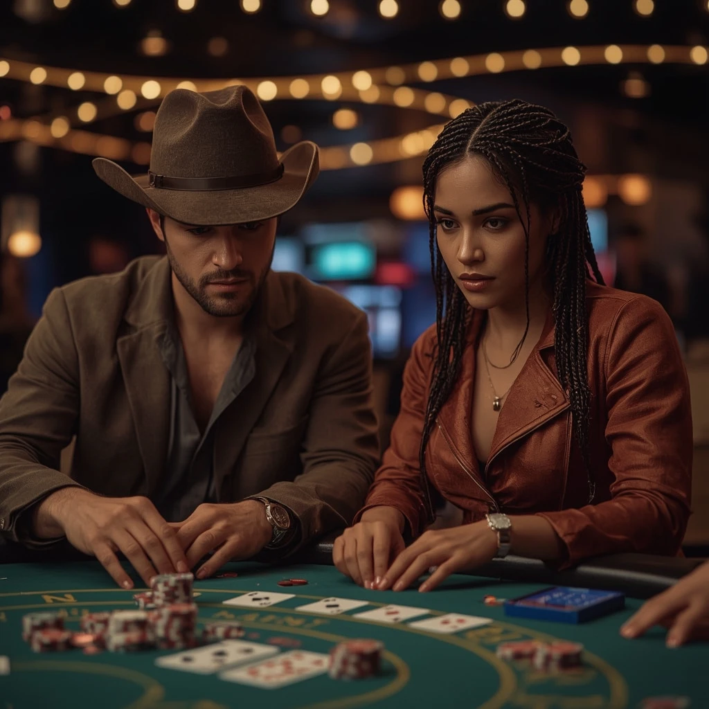 photo de deux joueurs de poker X7 Casino